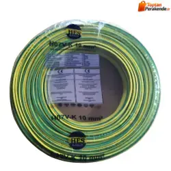 Hes Nyaf Kablo 10 mm² Sarıyeşil ( H07v-K )